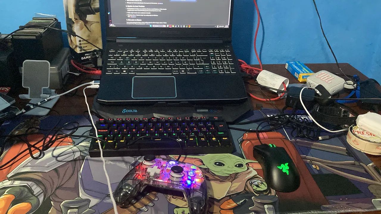 Acer Helios 300 i7 2060 com teclado mouse e controle - Foto 2