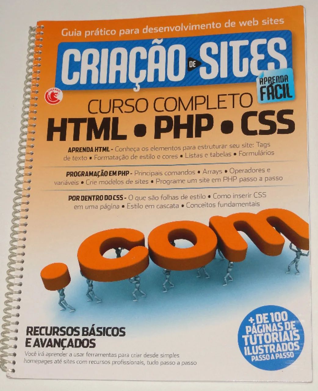 Livro Criacao De Sites Curso Completo  Html - Php - Css