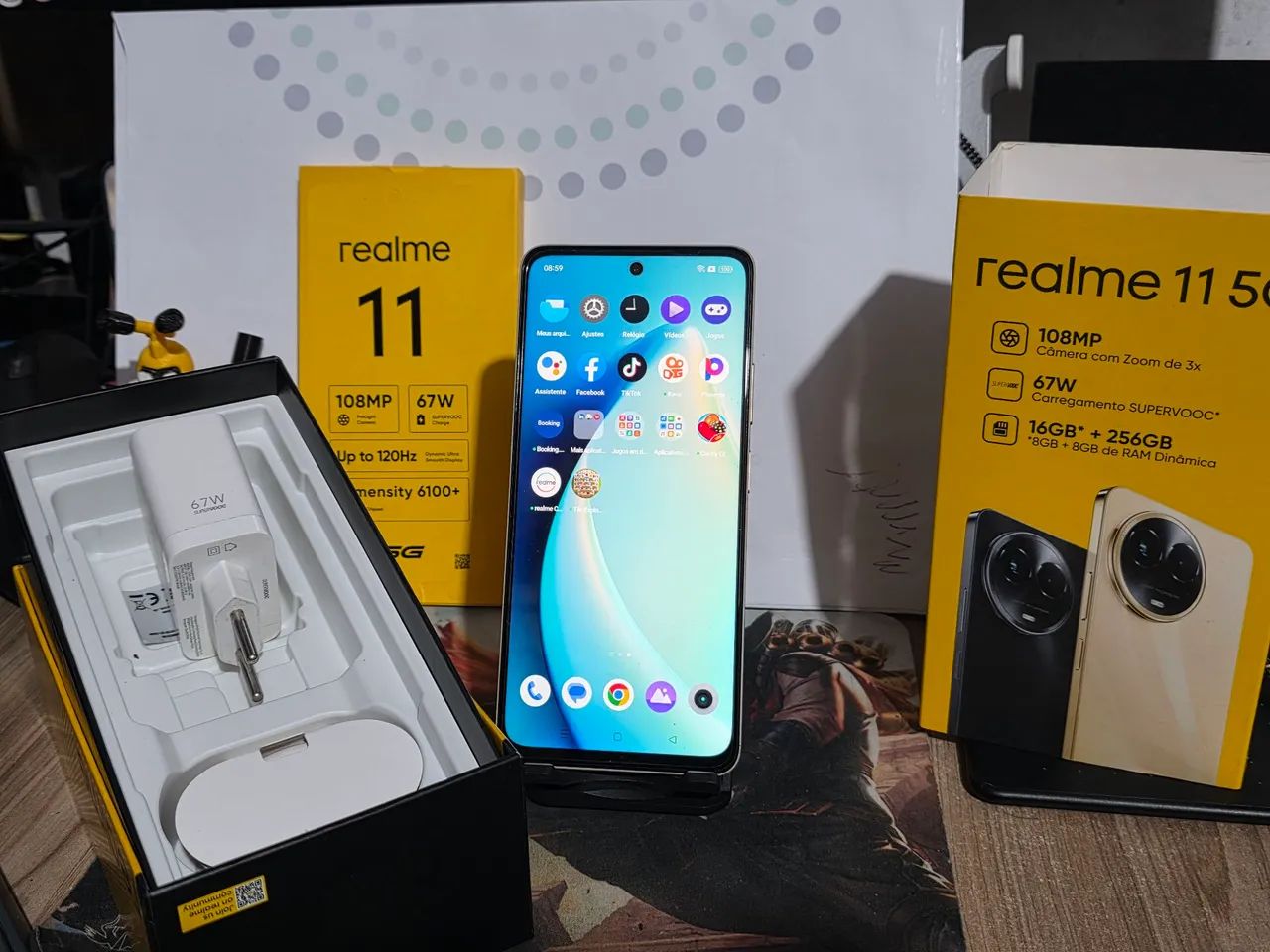 Smartphone Realme 11 5G - 256GB - Glory Gold