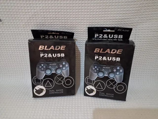 par controles blade, playstation 2 e pc (usb) - Foto 2