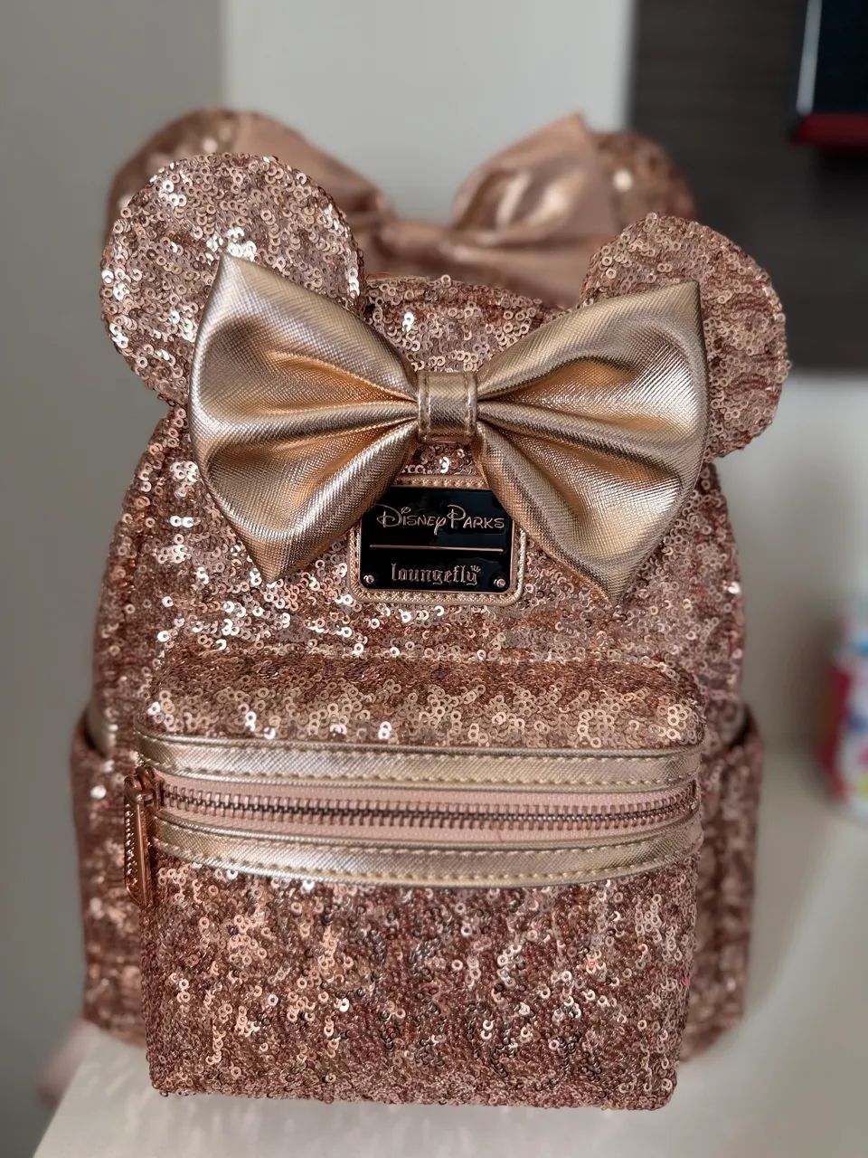 Mochila Disney Original com Tiara 