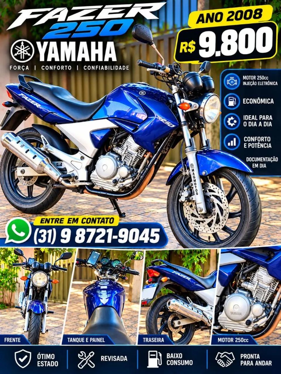 Fazer 250 2008 - Foto 3