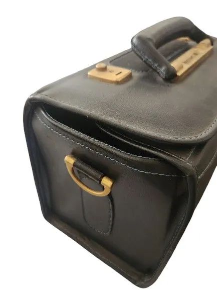 Necessaire vintage classic em couro  - Foto 2