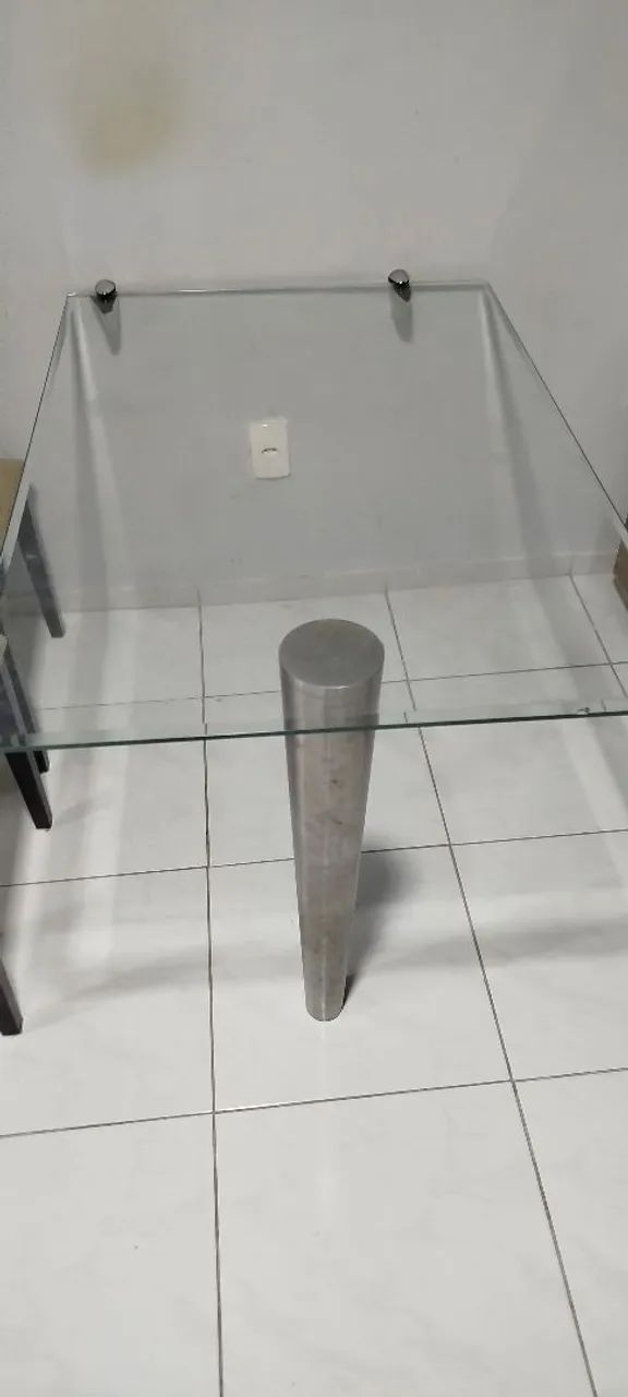 Mesa de vidro 4 lugares  - Foto 2