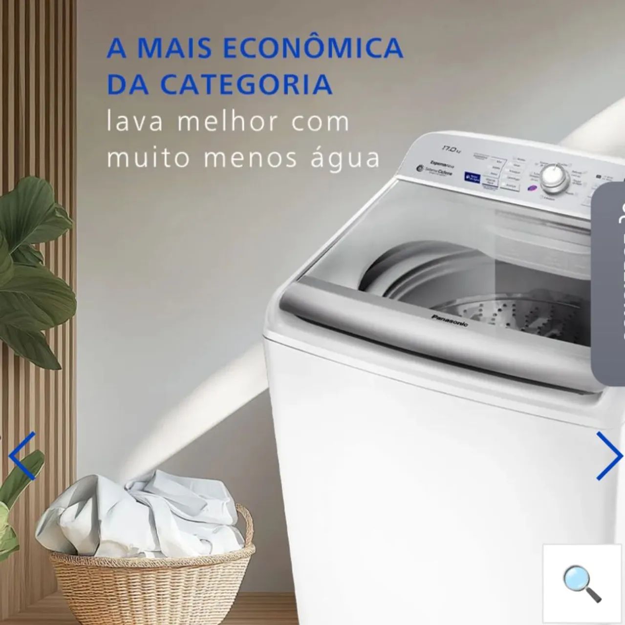 Lavadora de roupas Panasonic 17kg - Foto 3