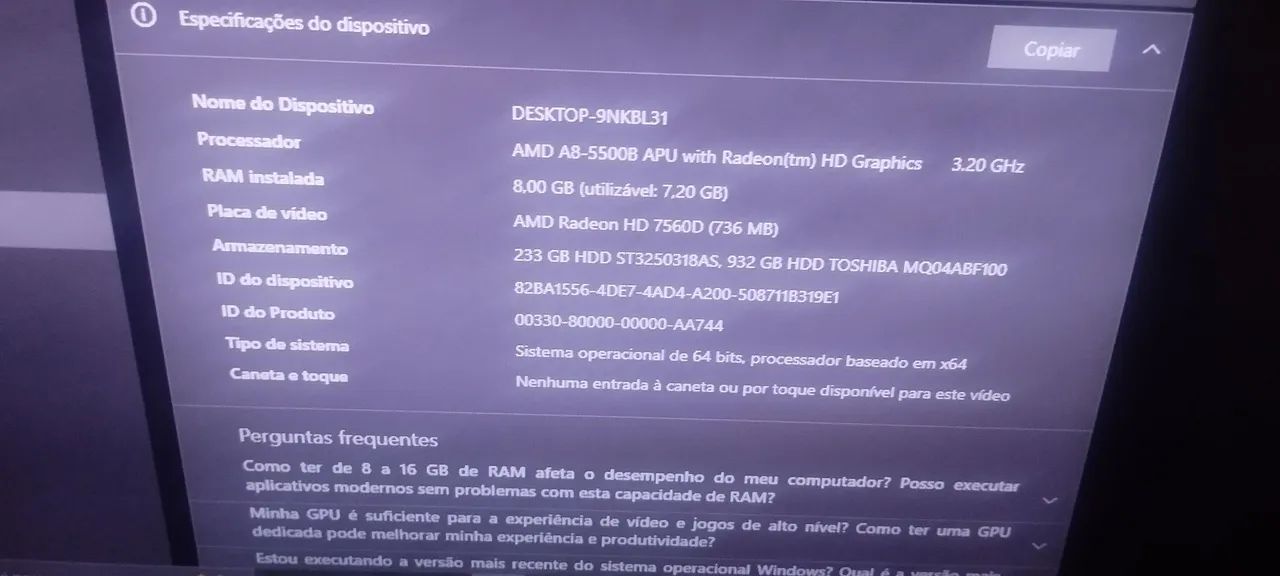 HP Compaq 6305 SSD Slim - Foto 2