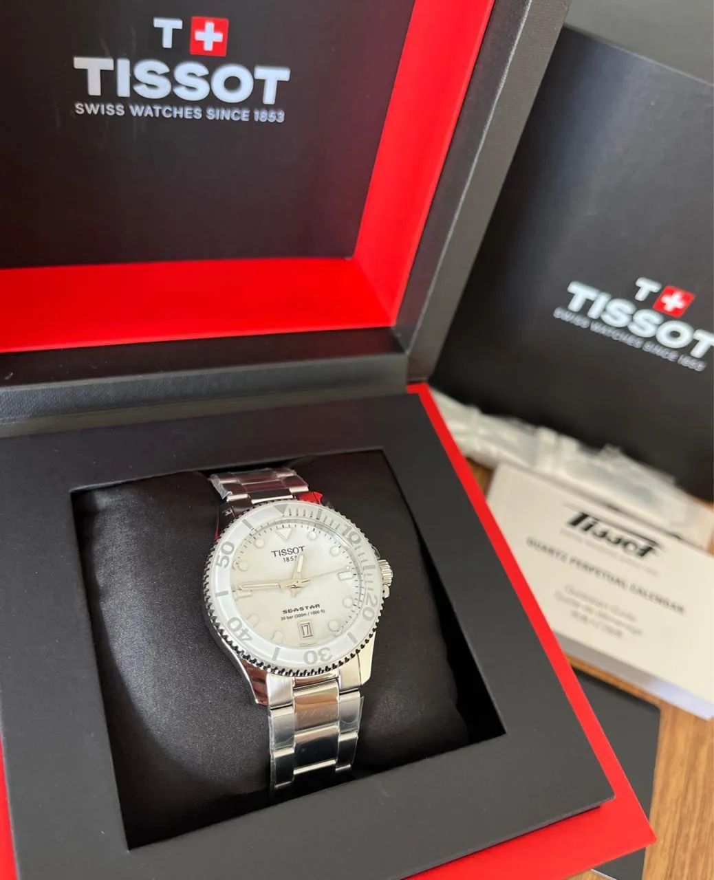Relógio Tissot Seastar 1000 36mm Quartzo  - Foto 3