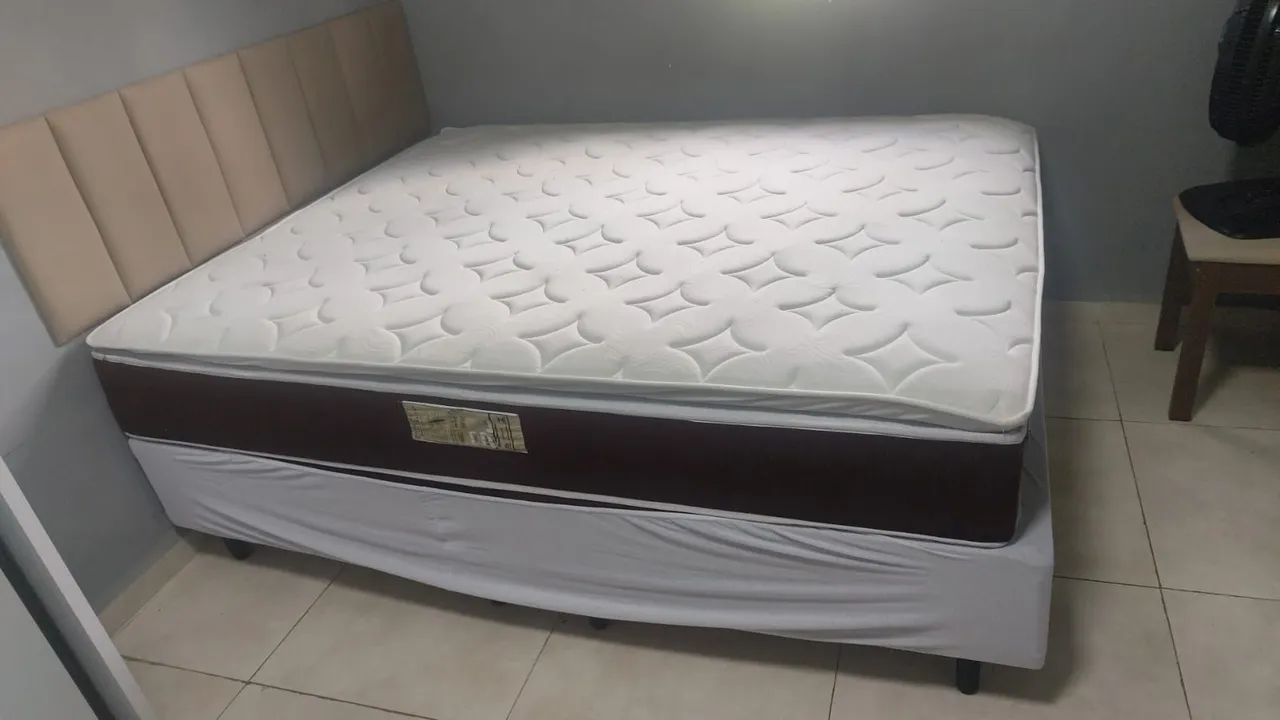 Cama Queen Box + Colchão Turim - Foto 2