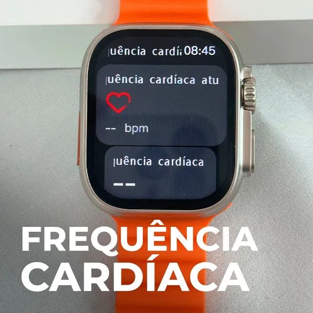 Smartwatch Relógio Inteligente U9s Microwear 49mm Ultra 9 Pulseira Oceano + Pulseira Metal - Foto 4