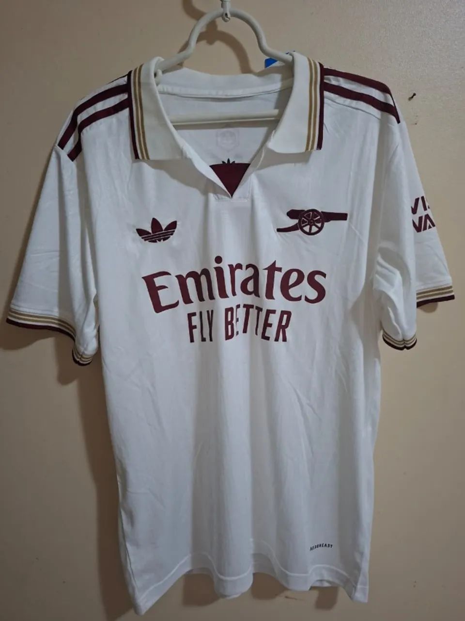 Camisa Arsenal Branca 25/26 (Nova e etiquetada)