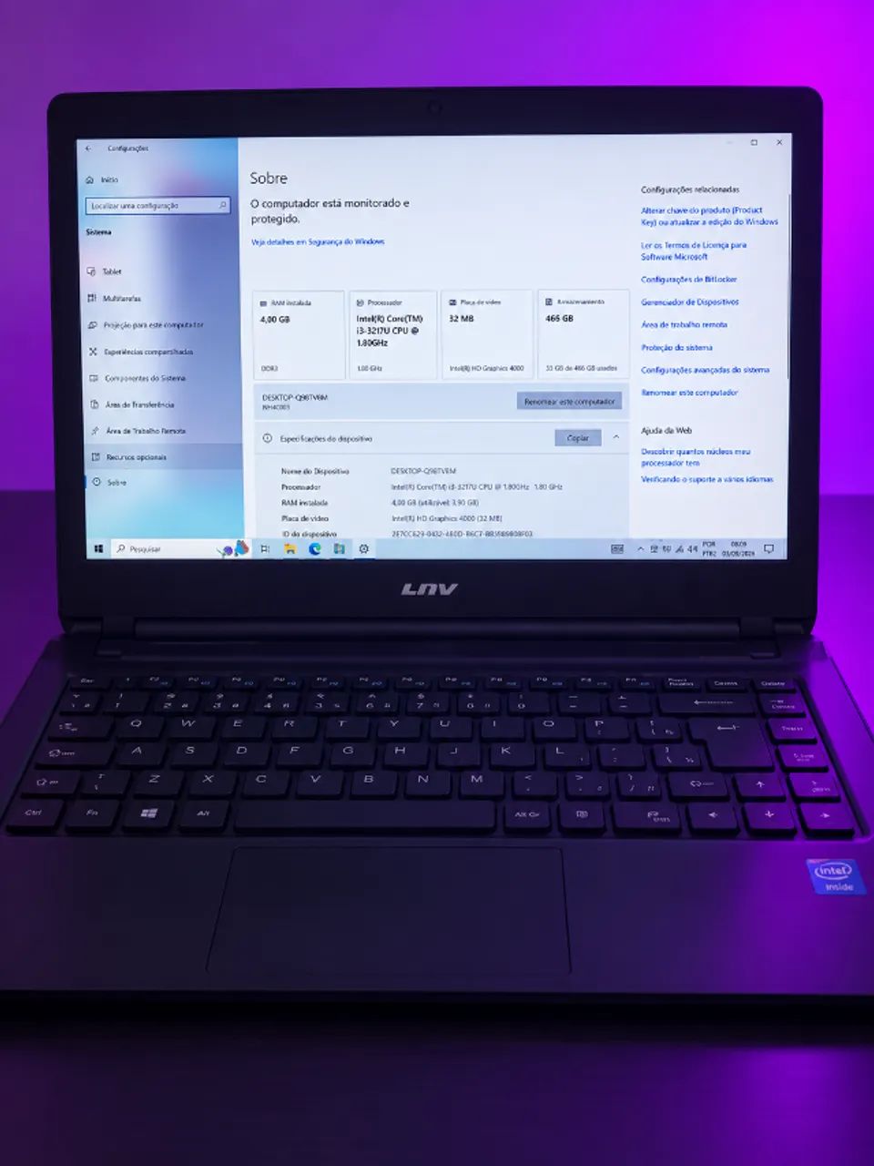 ACEITO TROCAS NOTEBOOK LENOVO I3 500 GB 4 DE RAM - Foto 2