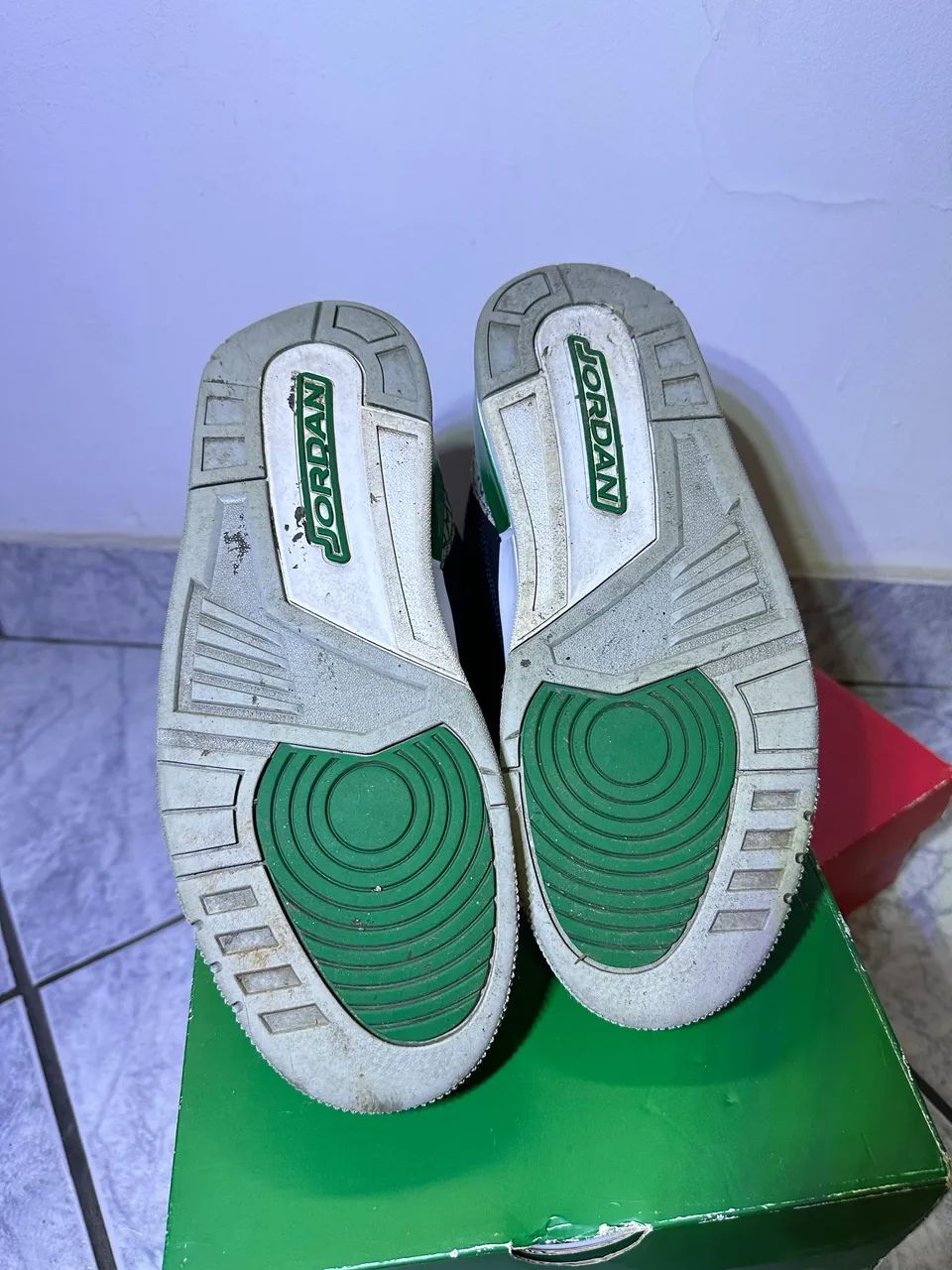 Air jordan 3 retrô pine green verde - Foto 5