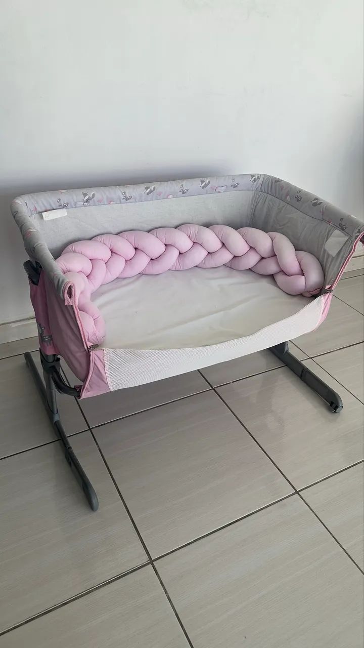 Berço next to me rosa - Foto 5