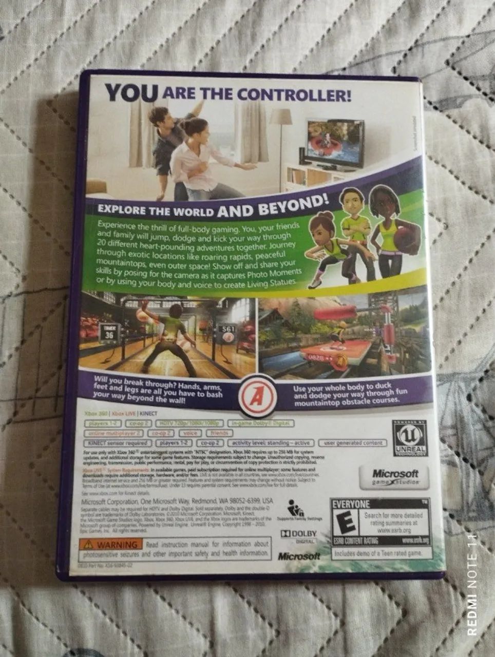 Kinect Adventures Xbox 360 Original Completo - Foto 2
