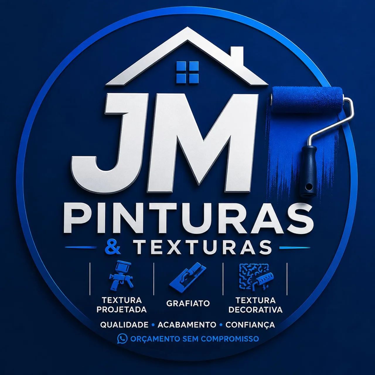 Pintor, textura projetada e grafiatos 