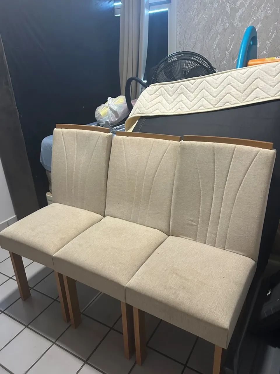 Vendo 3 cadeiras em ótimo estado  - Foto 3