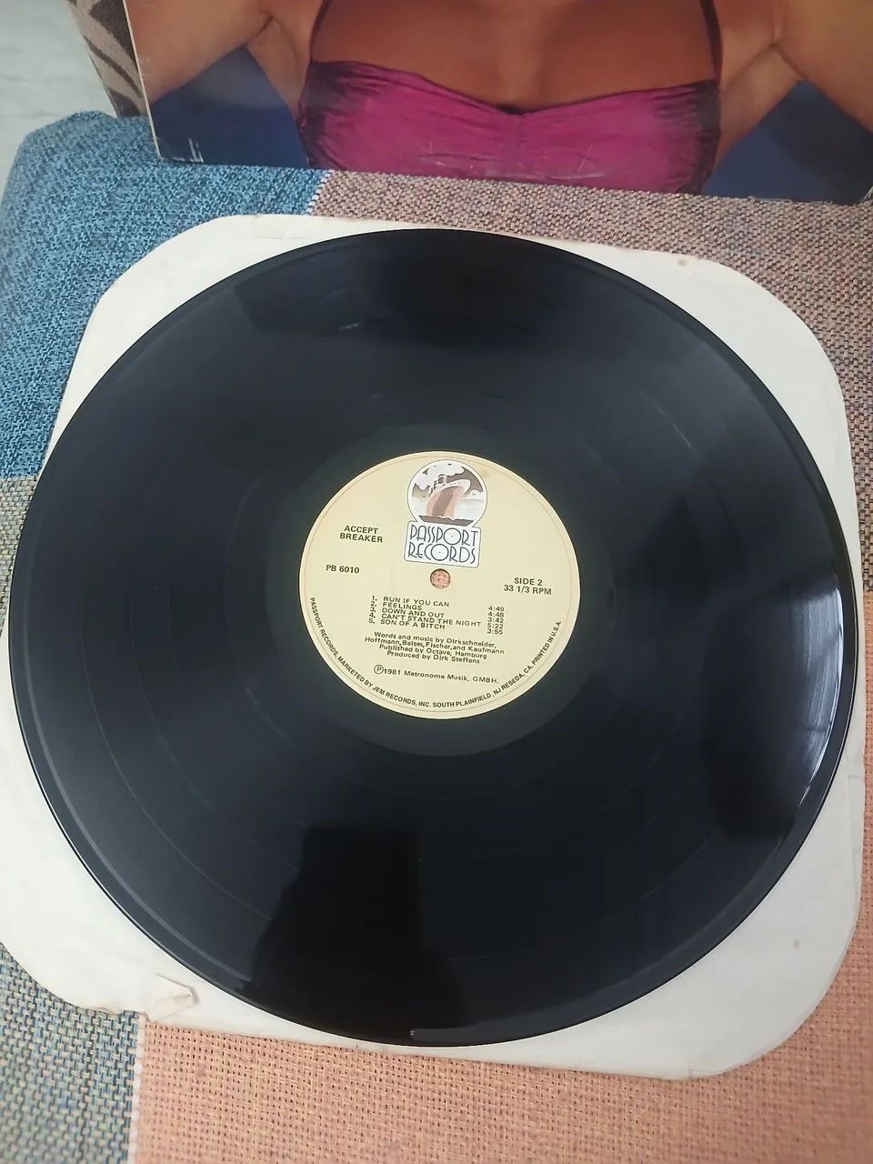 Disco de vinil!! Banda Accept!! - Foto 4