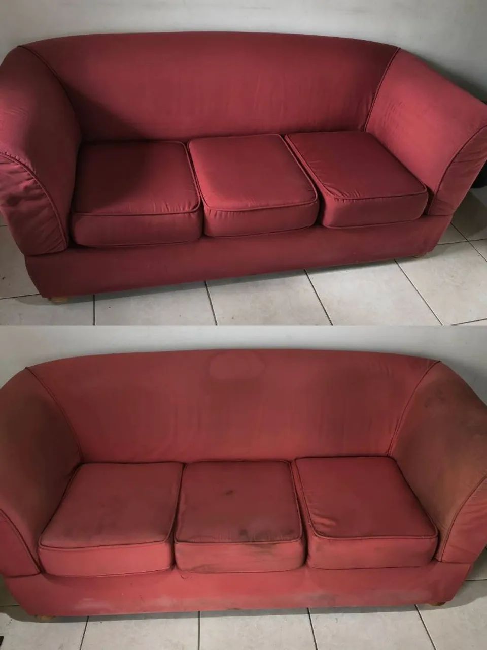 Limpeza e higienização de estofados 