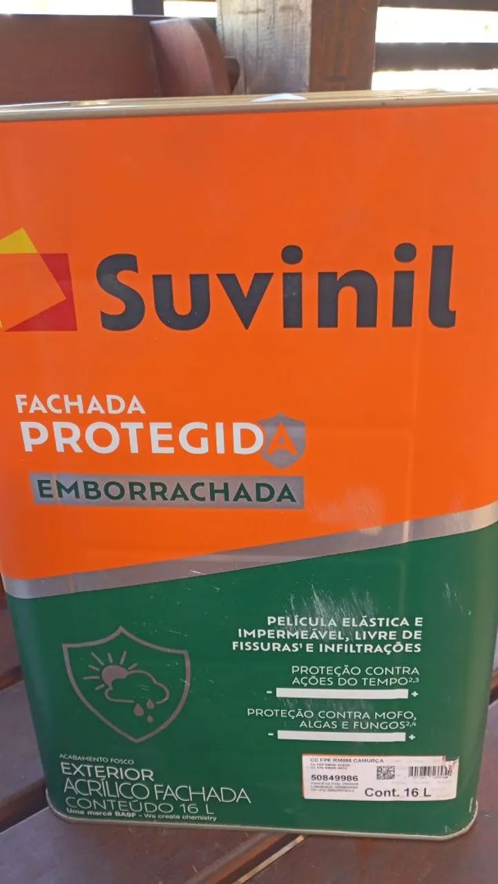 Tinta emborrachada Suvinil cor camurça 16l