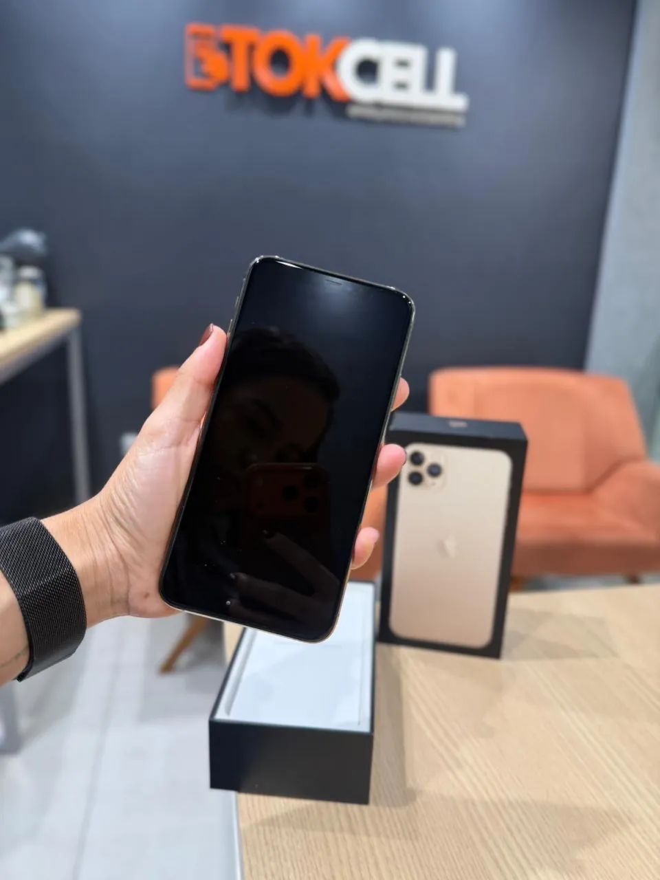 iPhone 11 Pro Max 256gb Gold Seminovo Garantia Loja Física