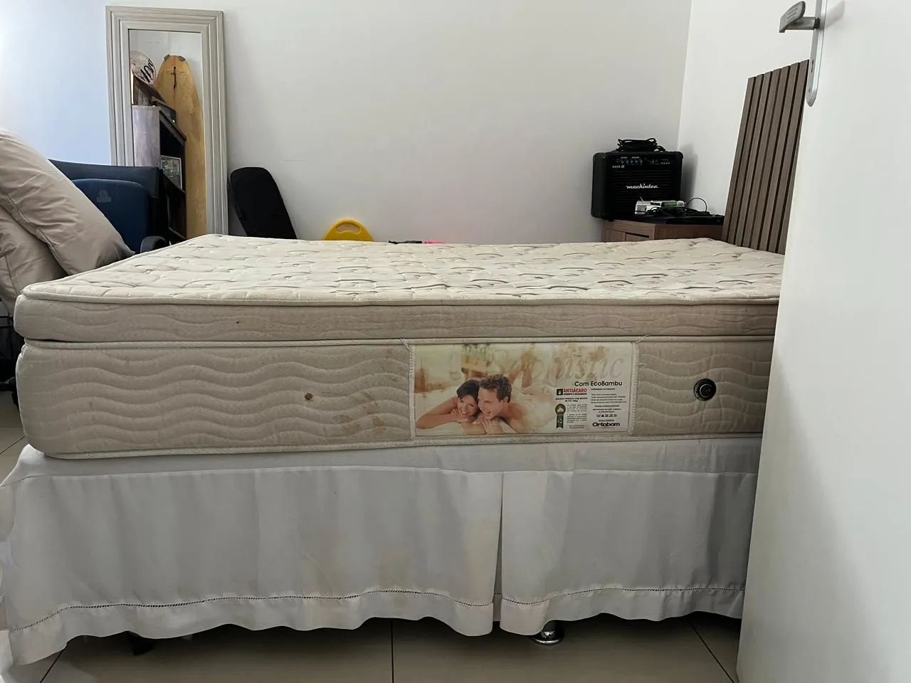 Cama box casal + colchão D33 - Foto 3