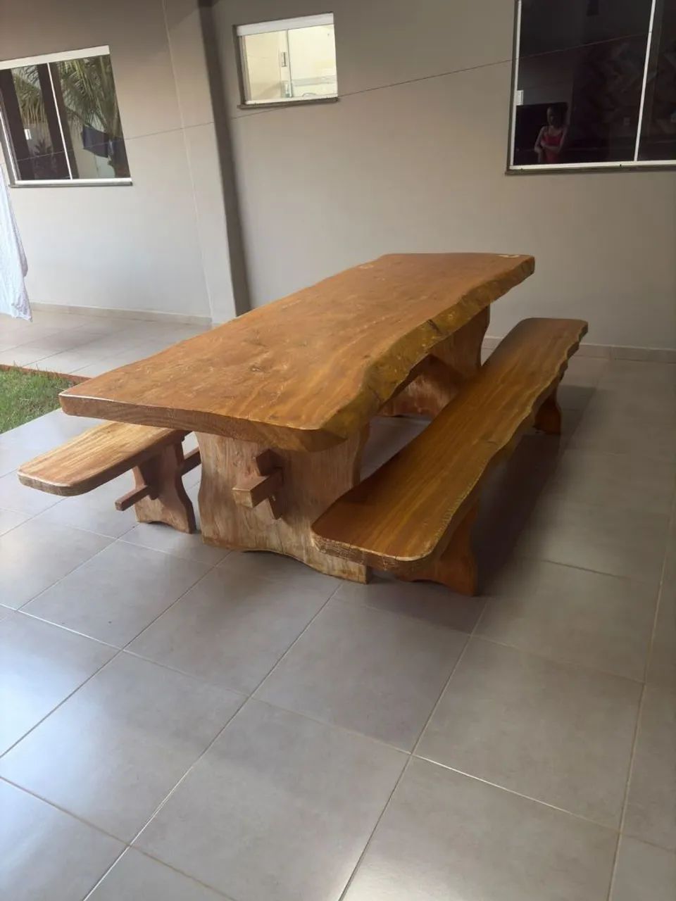Mesa madeira pranchão unico - Foto 2