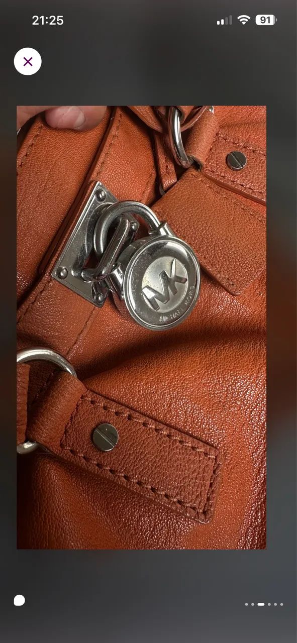 Bolsa Michael kors grande laranja 
