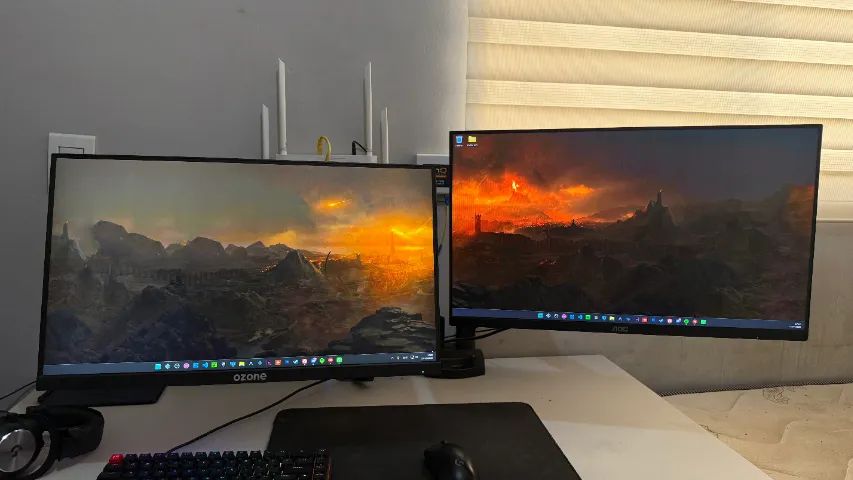 Kit de dois monitores gamer