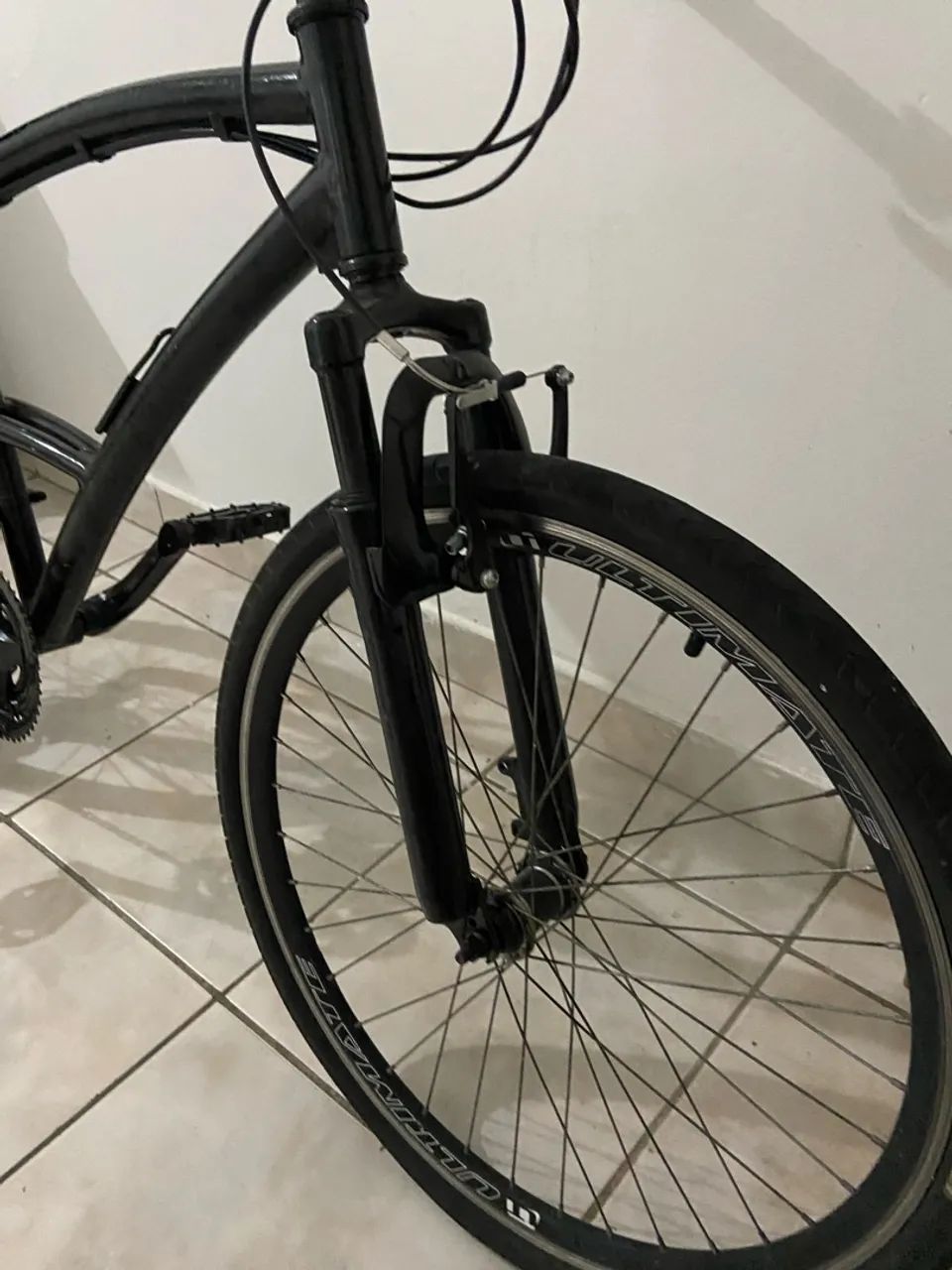 Bicicleta Preta - Estado bom ARO 29 - Foto 3