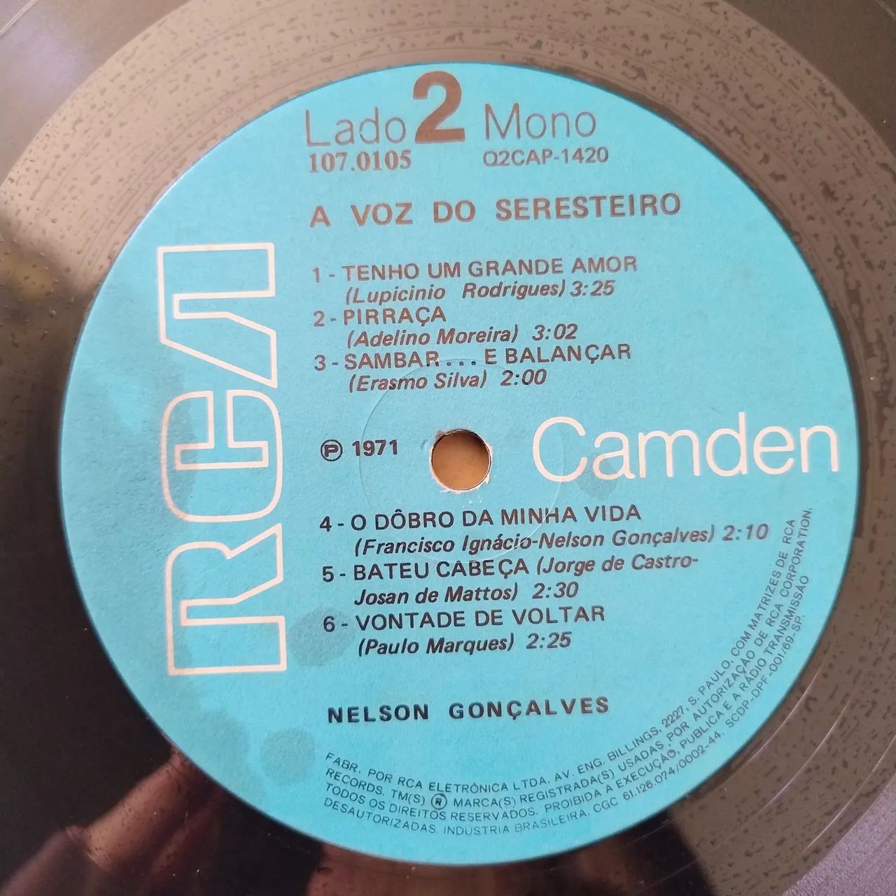 Vinil nelson Gonçalves - a voz do seresteiro - Foto 4