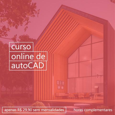 Curso online autoCAD(PROMOÇÃO)