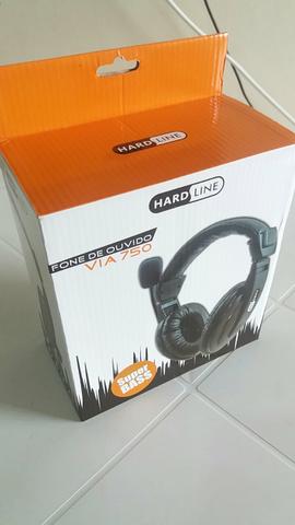 Fone de ouvido Hardline com microfone