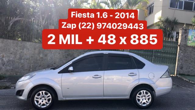Fiesta Sedan 1.6 - 2014 _ 2 MIL de entrada _ Completo _ 62 km