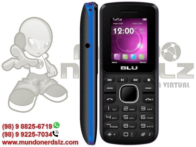 Celular Dual Sim Quad Band FM Lanterna Antena Rural Blu A100 em São Luís MA - Foto 3