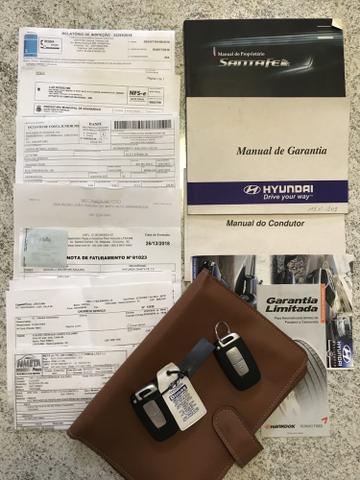 Santa Fé 3.5 V6 4x4, GNV de V Geração, impecável, aceito trocas e financio - Foto 7