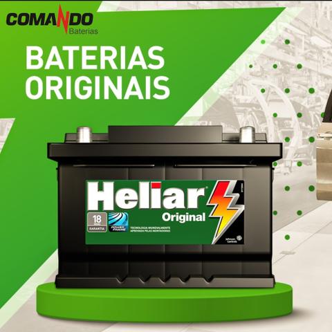 Bateria Para Carro Heliar Original 60Ah 18 Meses de Garantia - R$270,00 - Foto 2