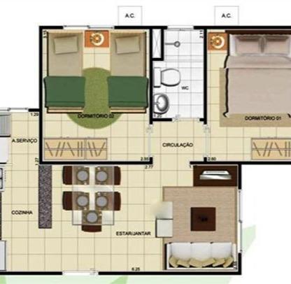 Villa Jardim Lirio Torquato (antes da barreira) 41m² 2 Qtos - R$ 133.700,00 - Foto 11