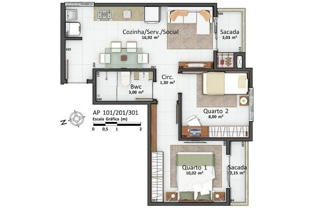 Apartamento Nova Palhoça - Foto 8