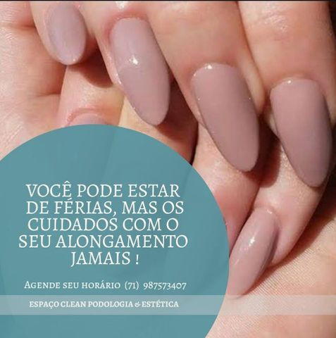 Alongamento de unhas fibra de vidro