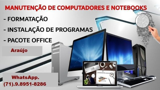 A domicilio Assistência Notebooks e Computadores e Redes - Foto 3