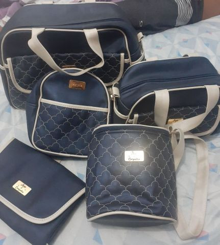 Kit bolsa maternidade 5 peças