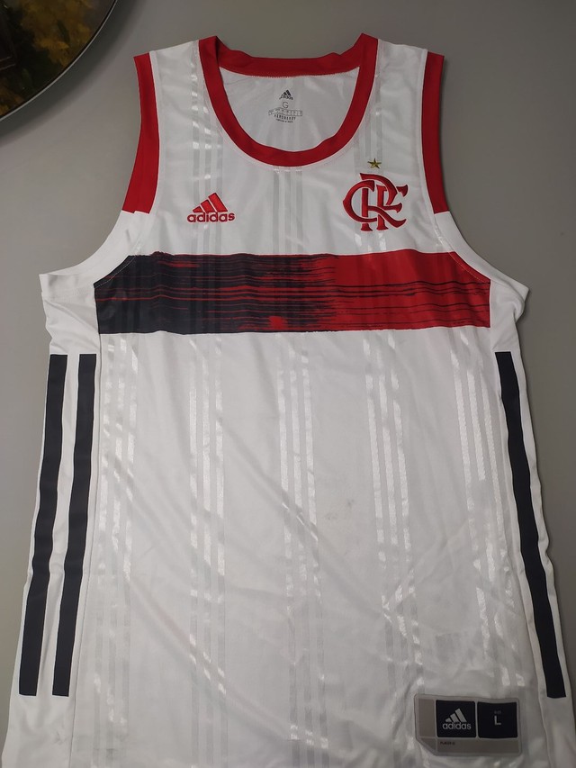 camisa flamengo basquete branca