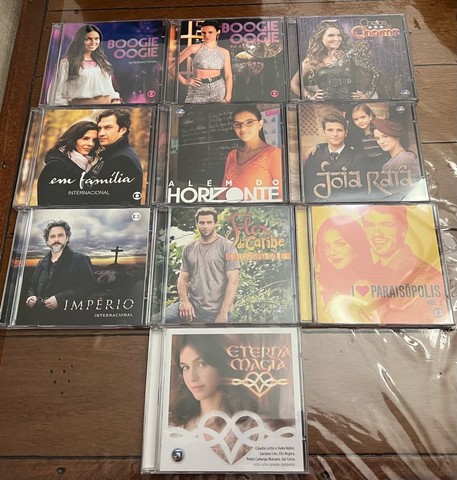Lote 3 - CDs de novelas diversos 10 itens usados 