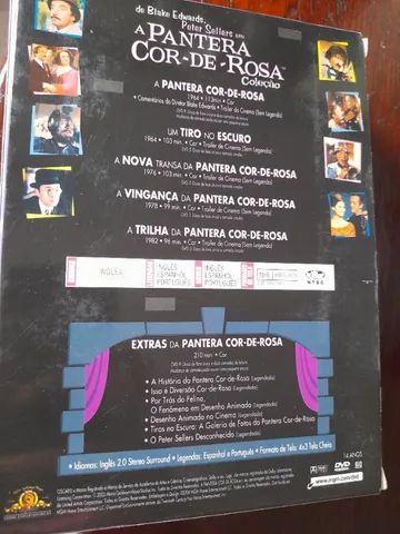 Caixa box de DVD pantera cor de rosa - Foto 2