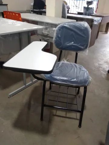 Cadeira Universitária com Prancheta Escamoteável.  - Foto 2
