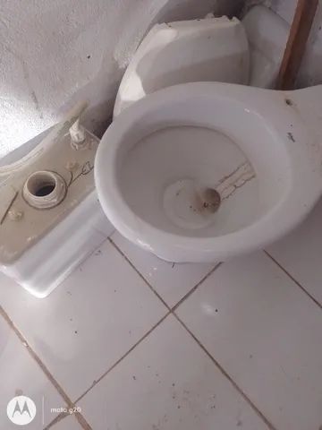 Vaso sanitário com descarga acoplado completo
