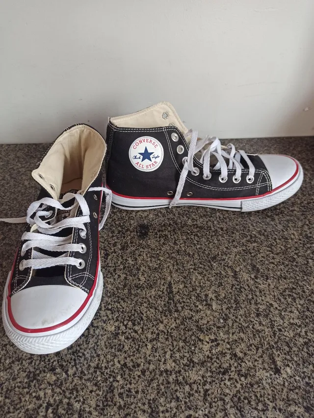 All star preto cano alto  +10 anúncios na OLX Brasil