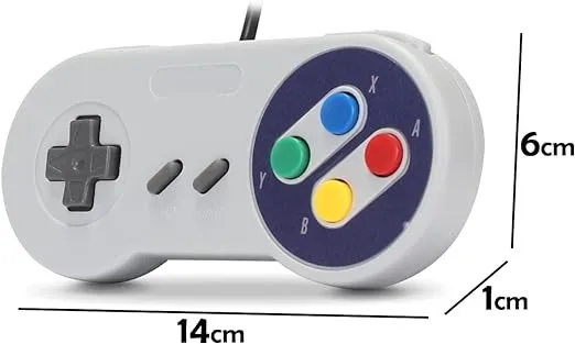 Controle Usb Super Nintendo Joystick Snes Emulador Pc