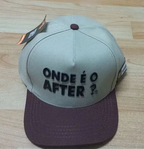 (Novo) Boné em Sarja Bege Aba Marrom Igarafest - Onde é o After? 