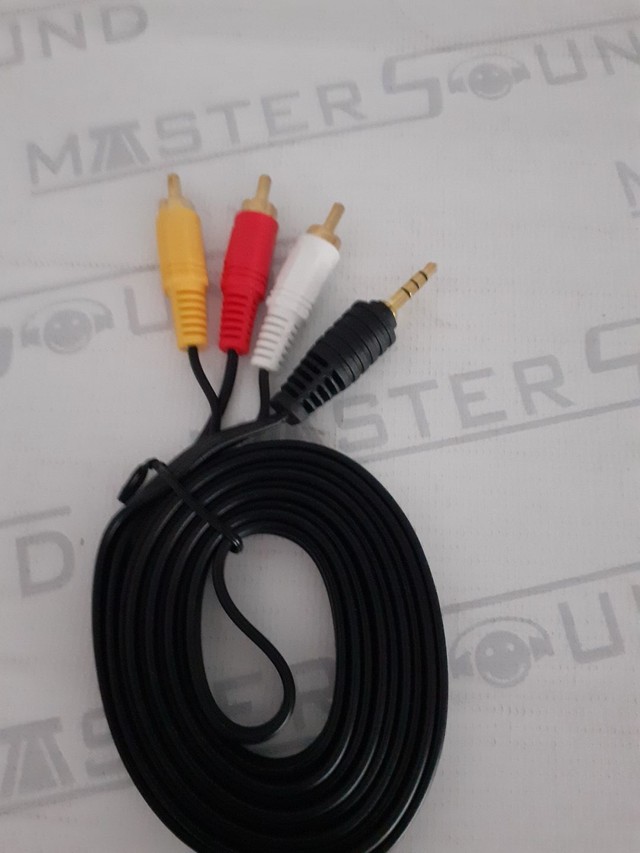 Cabo. 1P2 X 3rca.  Com 2 metros. Novo. - Foto 2